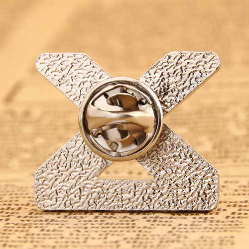 X with Tiny Heart Lapel Pins
