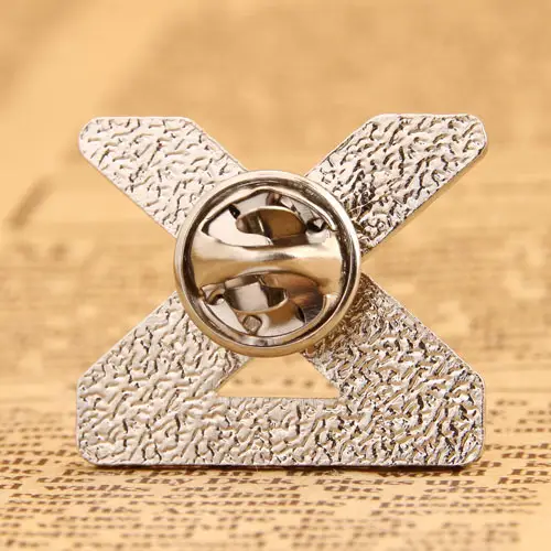 X with Tiny Heart Lapel Pins X with Tiny Heart Lapel Pins