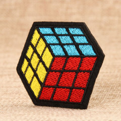 Rubik's Cube Embroidered Patches