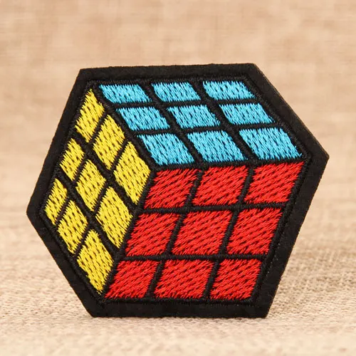Rubik's Cube Embroidered Patches