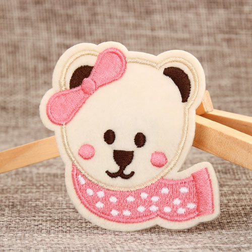 Lovely Bear Embroidered Patches
