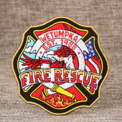 Fire Rescue Embroidered Patches