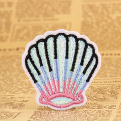 Shell Embroidered Patches