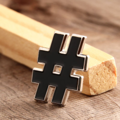 Symbol # Custom Enamel Pins