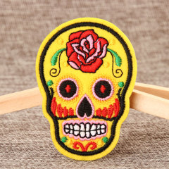 Skeleton Embroidered Patches