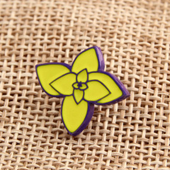 Small flower custom enamel pins