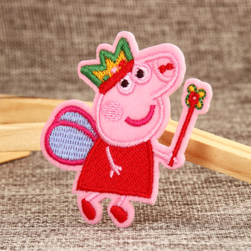 Pig Pecs Embroidered Patches