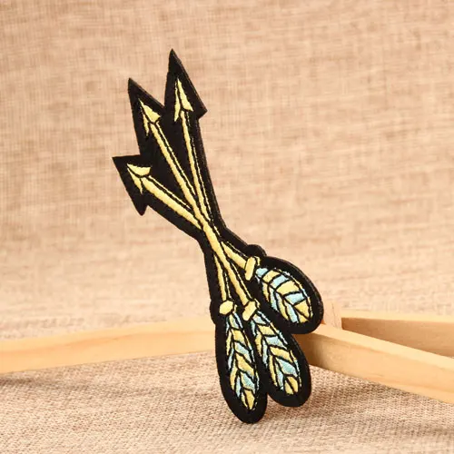 Bow and Arrow Embroidered Patches