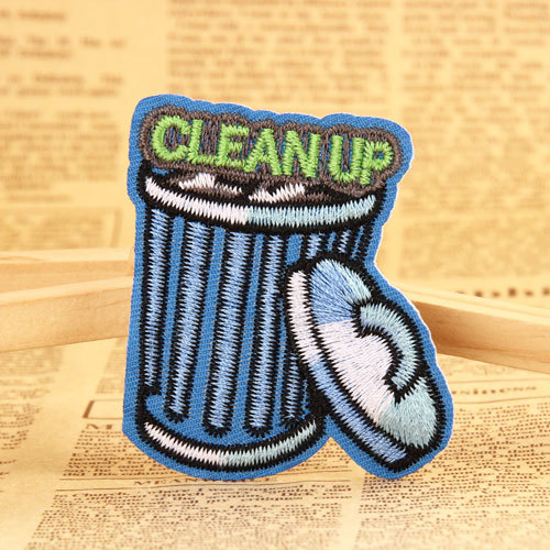 CLEANUP Embroidered Patches 