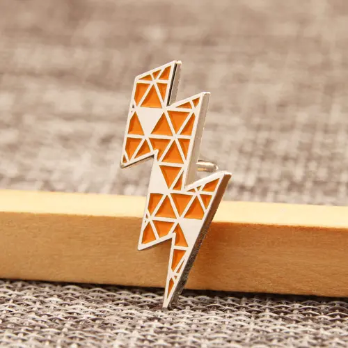 Lightning custom lapel pins