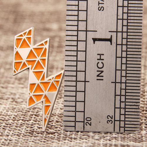 Lightning custom lapel pins