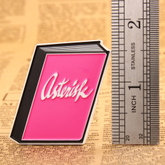 Asterisk lapel pins