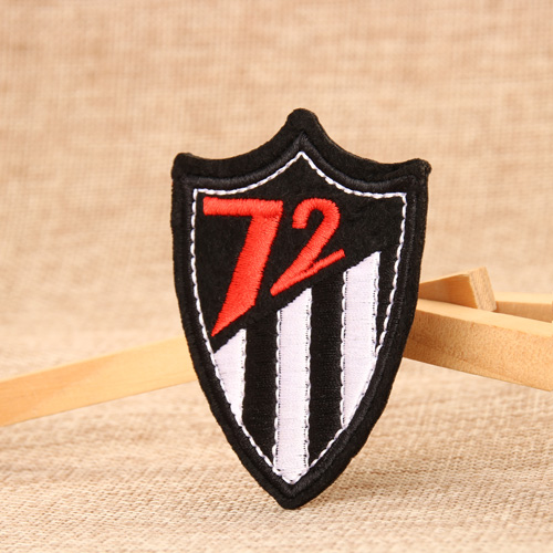 Seventy Two Embroidered Patches