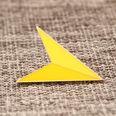 Yellow Arrowhead Lapel Pins