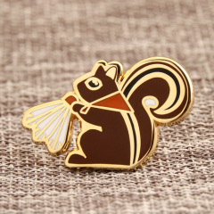 Squirrel custom lapel pins