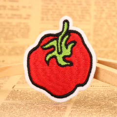 Tomato Embroidered Patches
