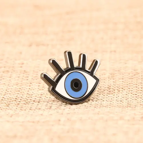 Blue eye custom pins