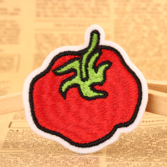 Tomato Embroidered Patches