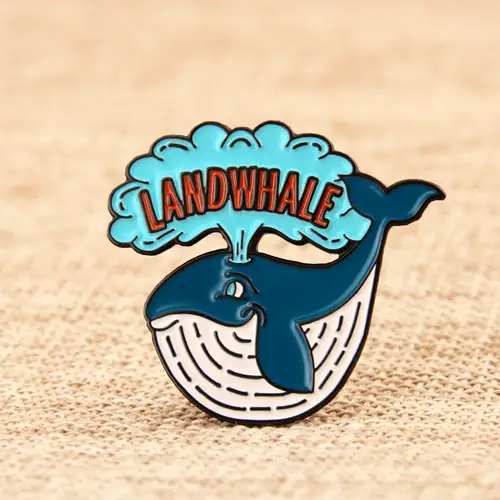 Landwhale Enamel Pins Landwhale Enamel Pins