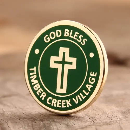 Prayer custom enamel pins