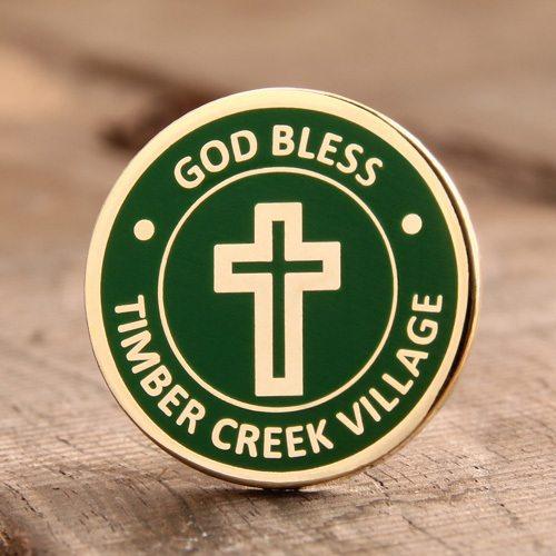 Prayer custom enamel pins