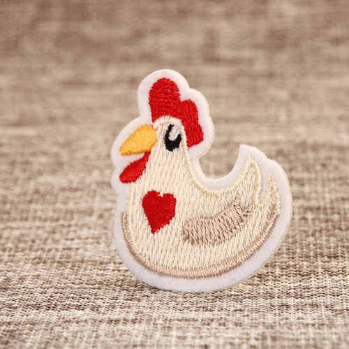 Hen Embroidered Patches