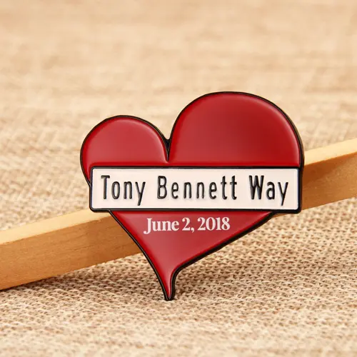 Rote Herz-Event-Custom-Pins