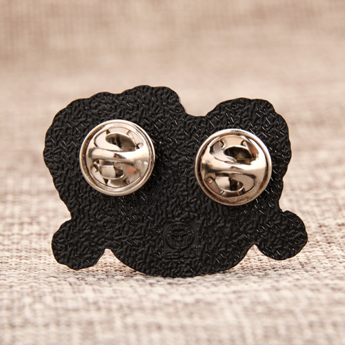 Braid girl lapel pins