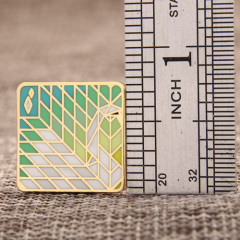Mosaic Painting Lapel Pins 