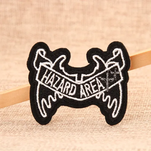 HAZARD AREA Custom Patches