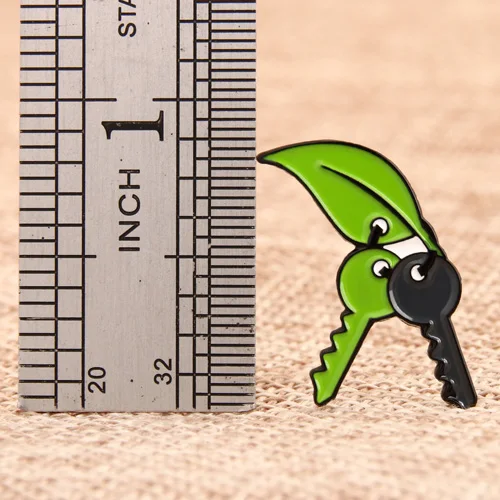 Leaf Key Chain Lapel Pins
