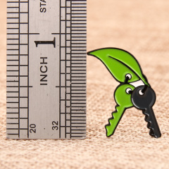 Leaf Key Chain Lapel Pins