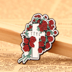 TTYL Flower Lapel Pins