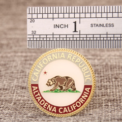 Regional tourist custom pins