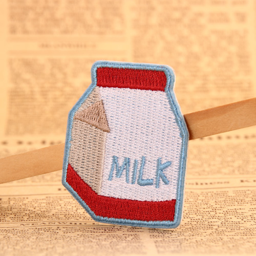 Milk Embroidered Patches