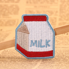 Milk Embroidered Patches