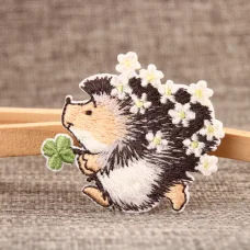 Hedgehog Embroidered Patches Hedgehog Embroidered Patches