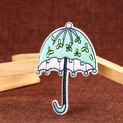 Umbrella Embroidered Patches
