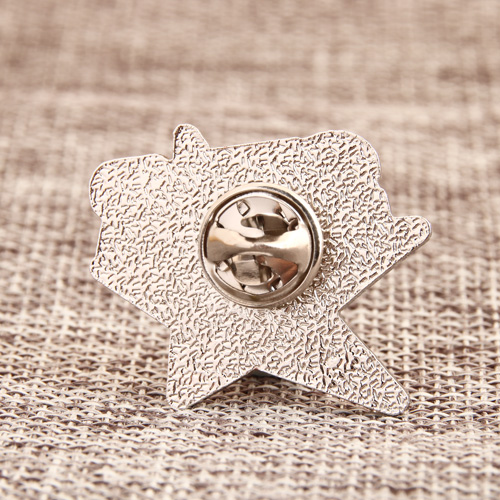 Metal star custom lapel pins