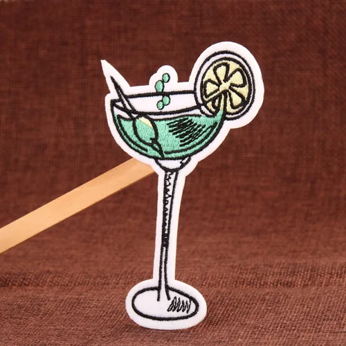 Cocktail Embroidered Patches