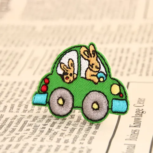 Lovely Car Embroidered Patches 