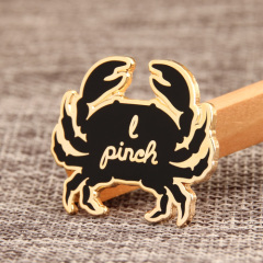 Crab custom lapel pins