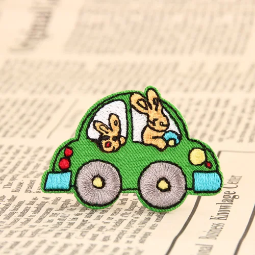 Lovely Car Embroidered Patches 