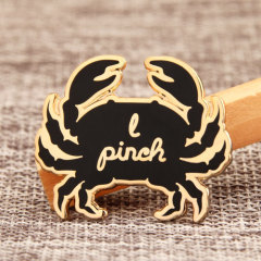 Crab custom lapel pins