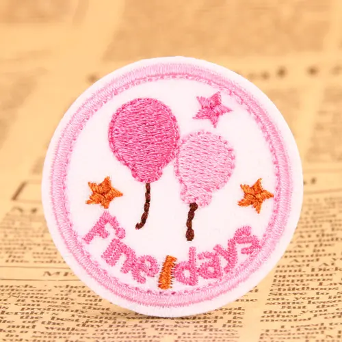 Balloon Embroidered Patches 