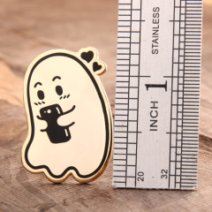 Lovely Ghost Lapel Pins