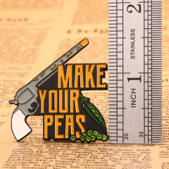 Make Your Peas Lapel Pins