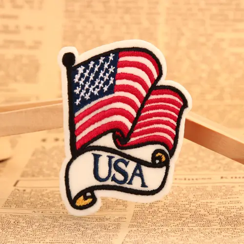 USA Embroidered Patches