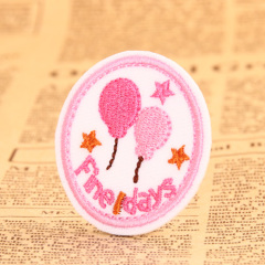 Balloon Embroidered Patches 