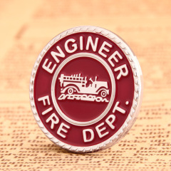 Engineer Fire Dept. Custom Pins